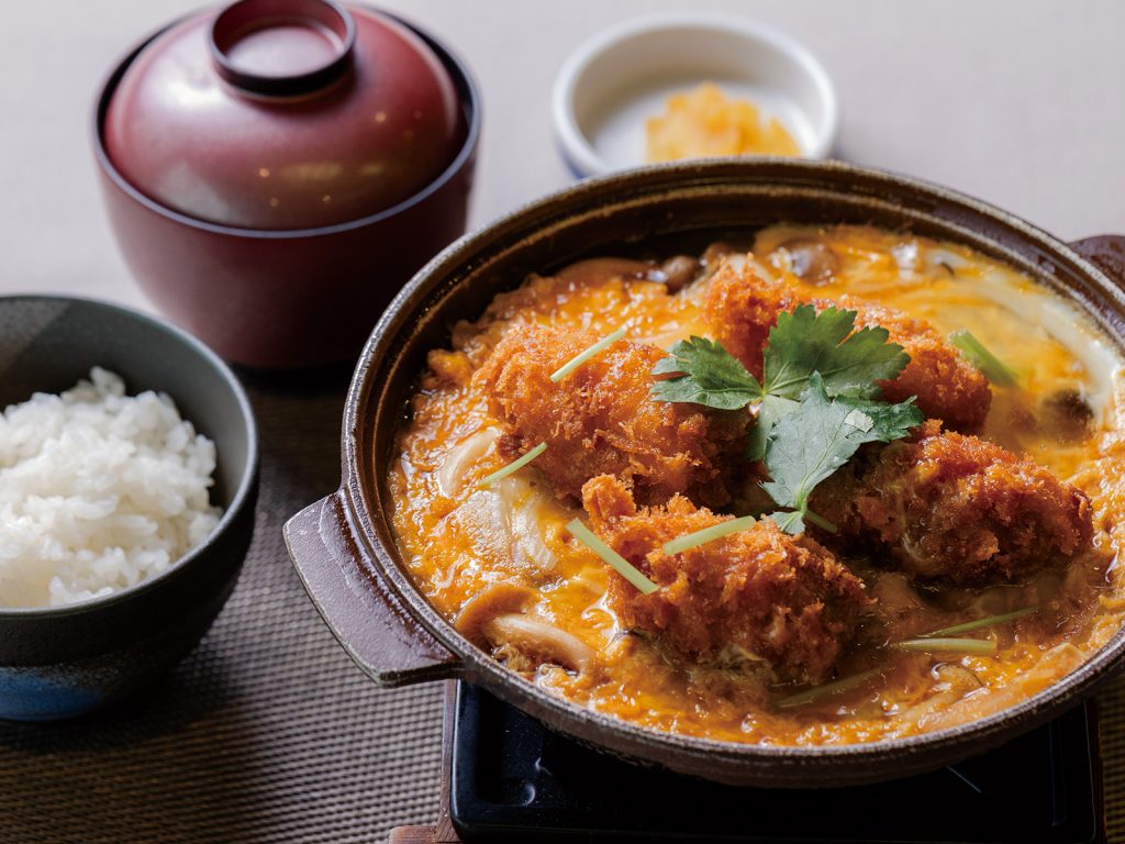 ゴルフ昼食【牡蠣とじ御膳】1,870円（2023.12）
