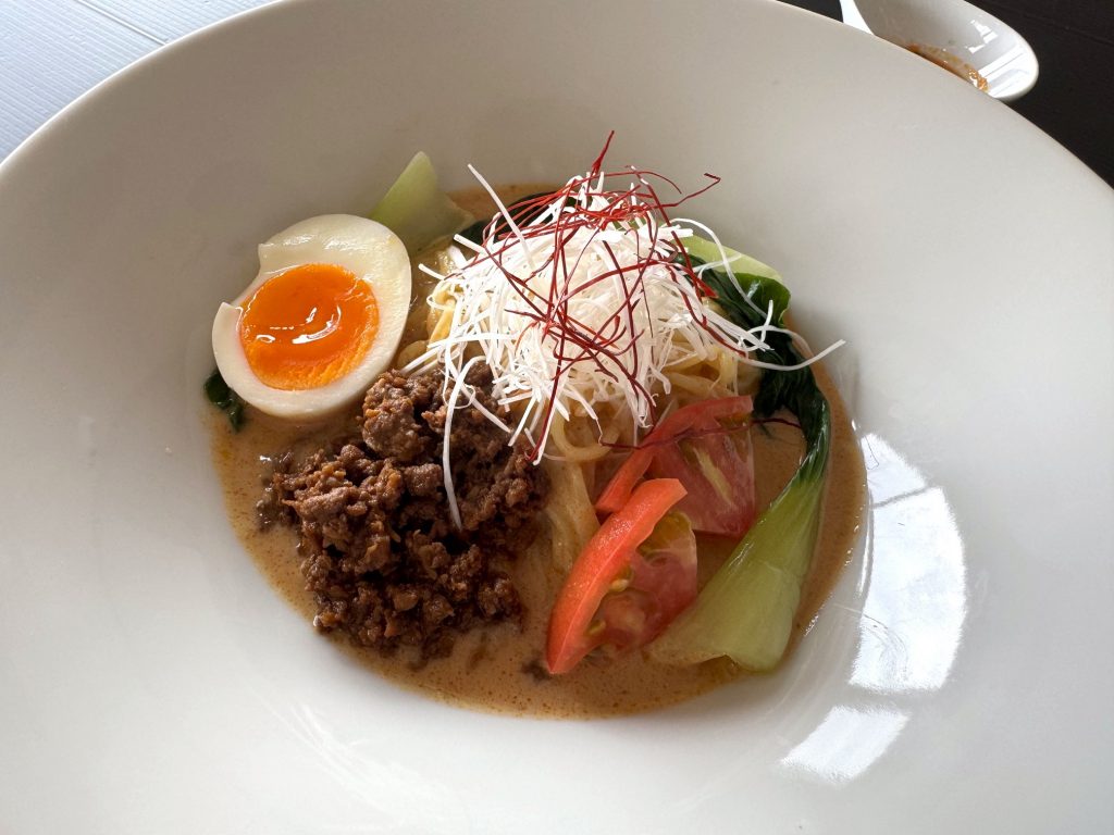 ゴルフ昼食【豆乳冷やし担々麺】1,650円（2026.07）