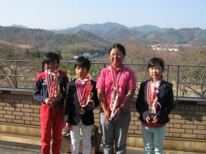 第40回アオノジュニアゴルフ大会（小学生の部）　各部優勝者